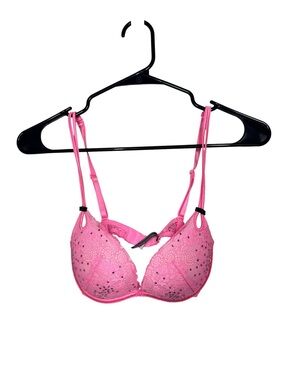 Victoria's Secret Sexy Little Things Rhinestone Bra Size 34B